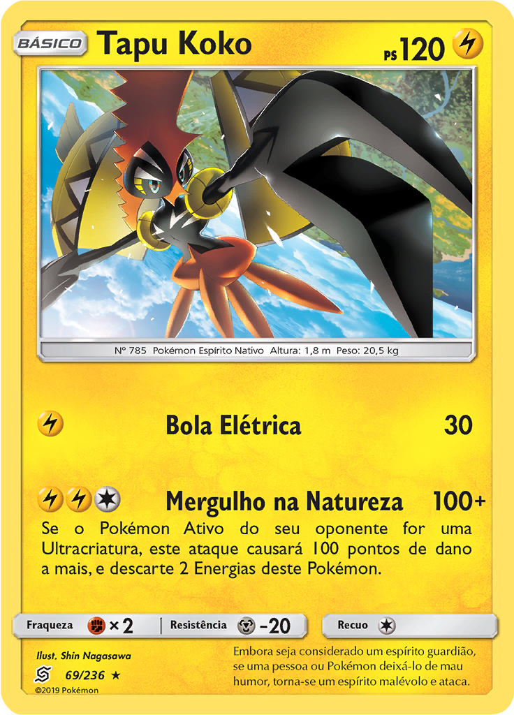 Tapu Koko (Reverse Holo)