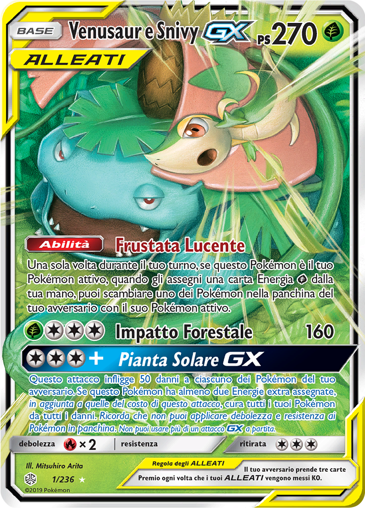 Venusaur e Snivy GX