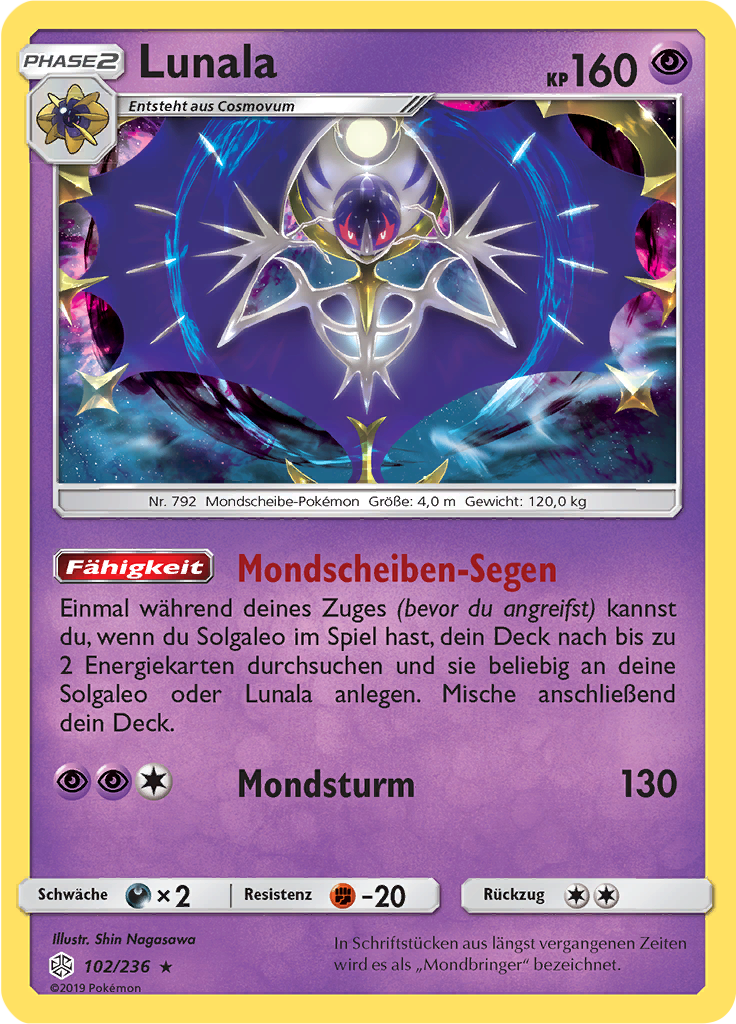 Lunala (Reverse Holo)