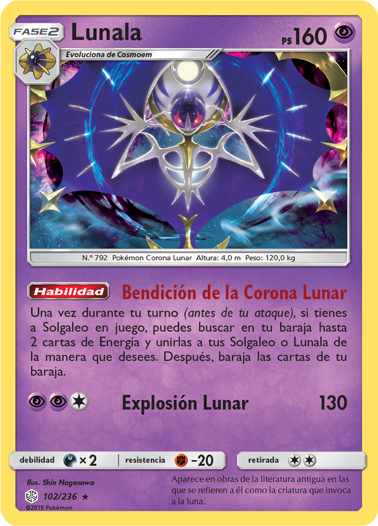 Lunala (Reverse Holo)