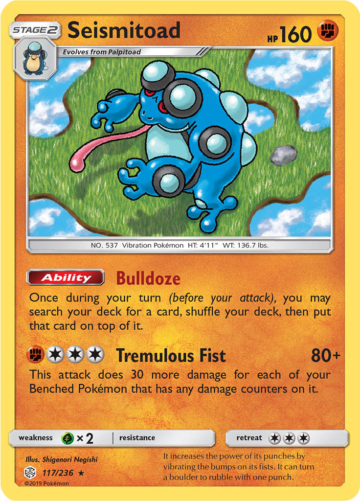 Seismitoad (Reverse Holo)