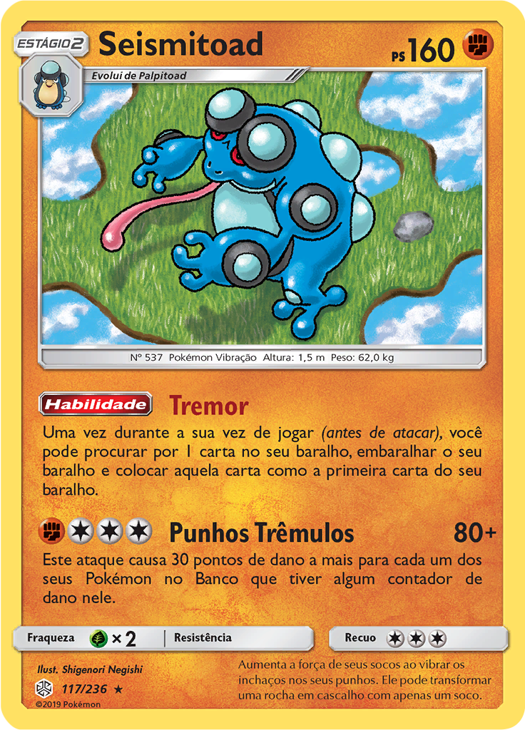 Seismitoad (Reverse Holo)