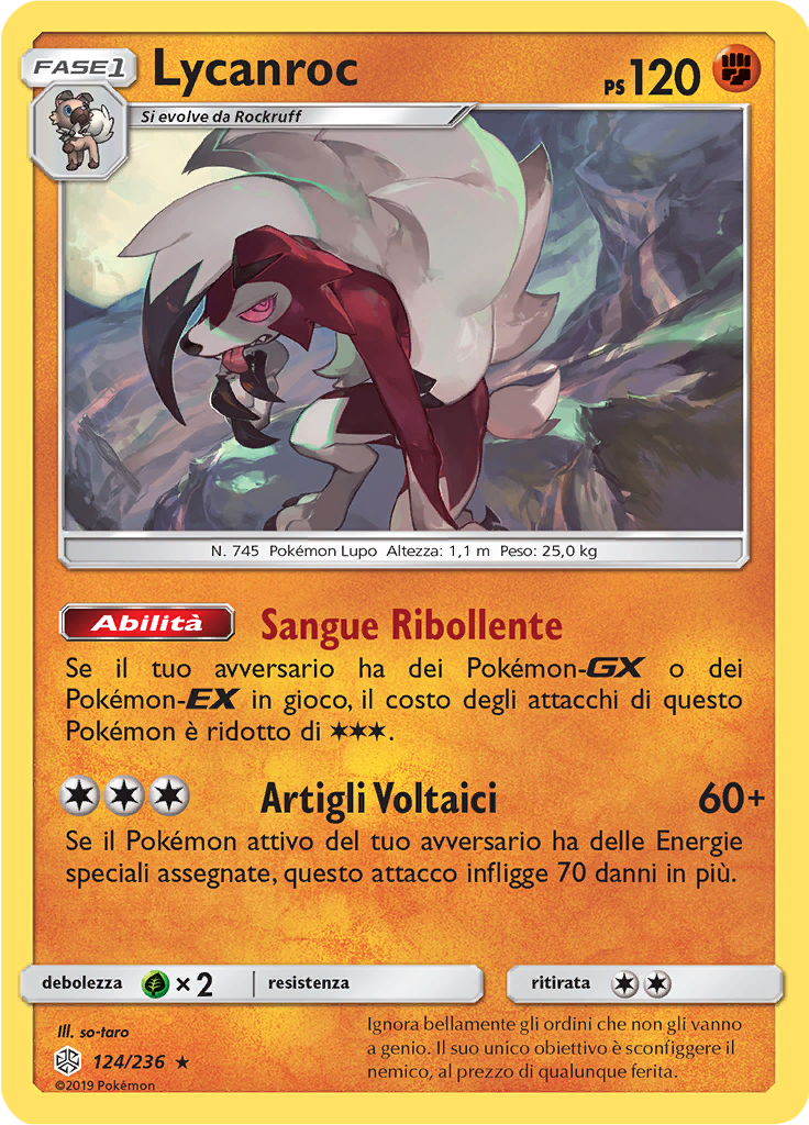 Lycanroc (Reverse Holo)