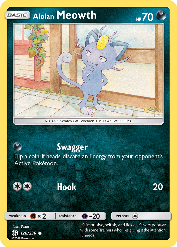 Alolan Meowth (Reverse Holo)