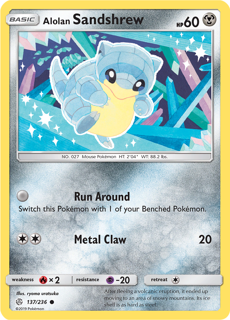 Alolan Sandshrew (Reverse Holo)