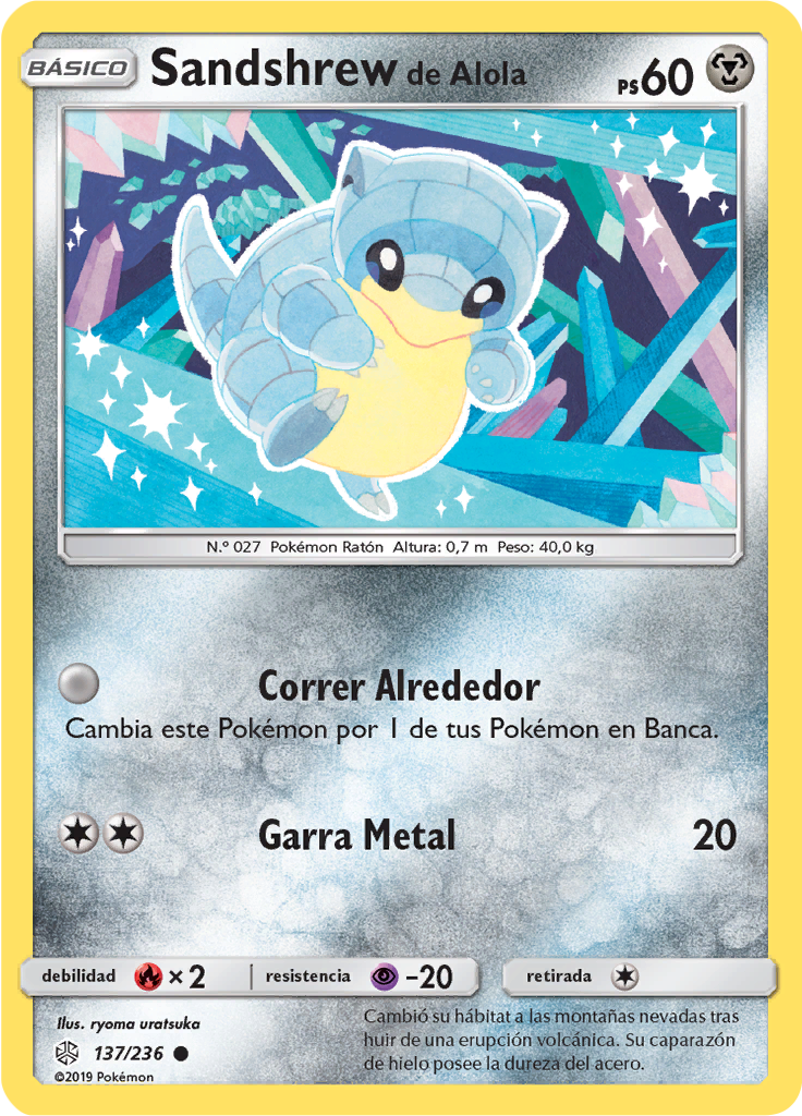 Sandshrew de Alola (Reverse Holo)