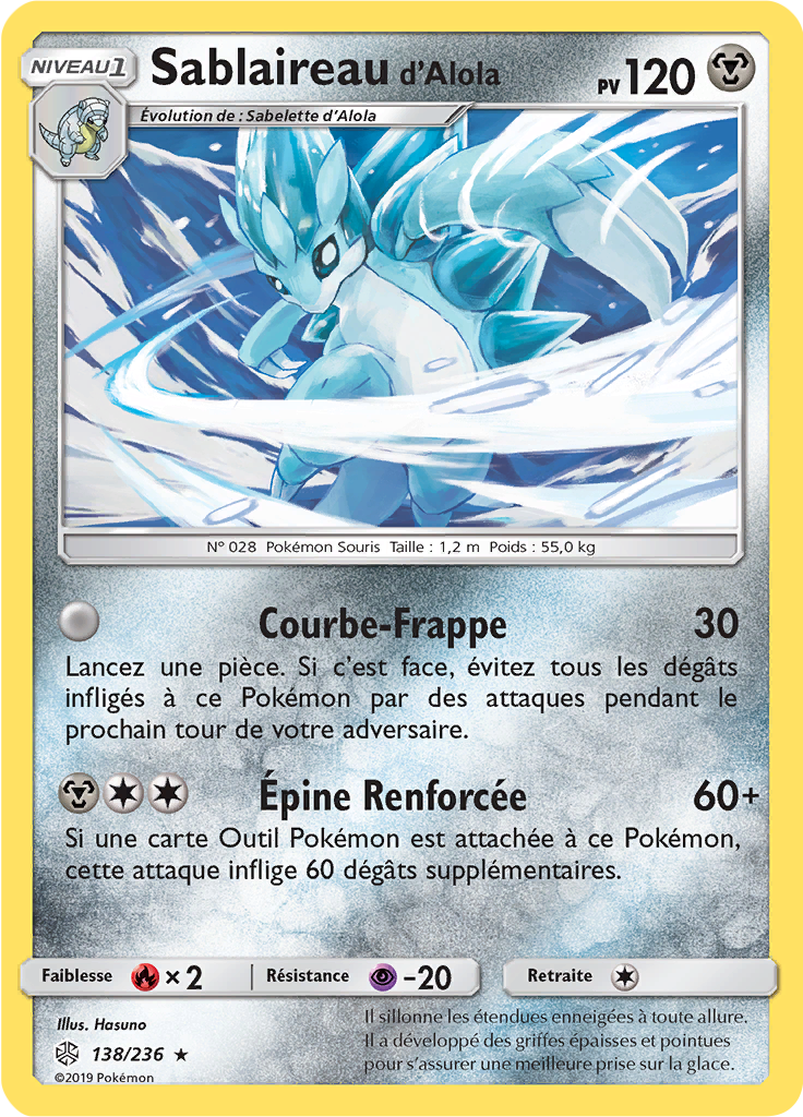 Sablaireau d’Alola (Reverse Holo)