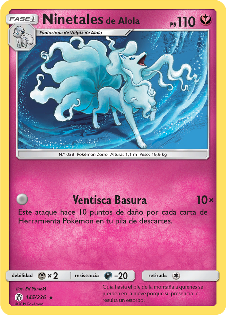 Ninetales de Alola (Reverse Holo)