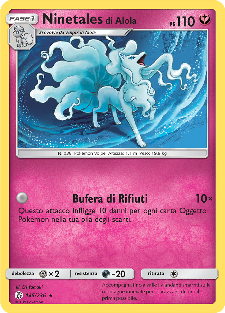 Ninetales di Alola (Reverse Holo)