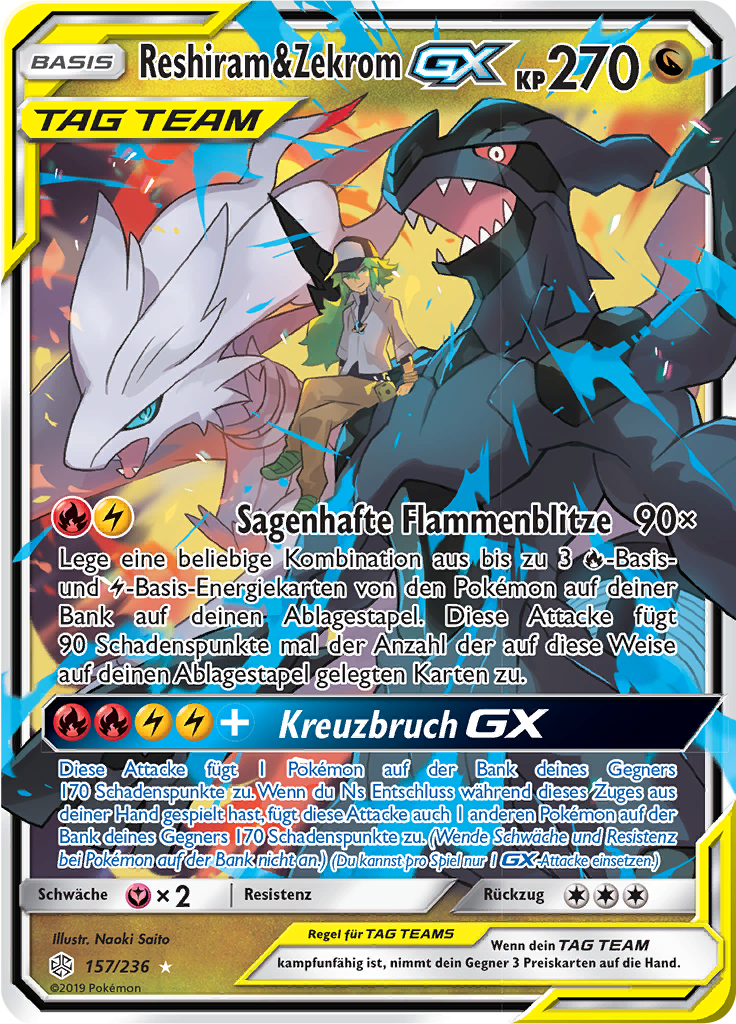 Reshiram & Zekrom GX