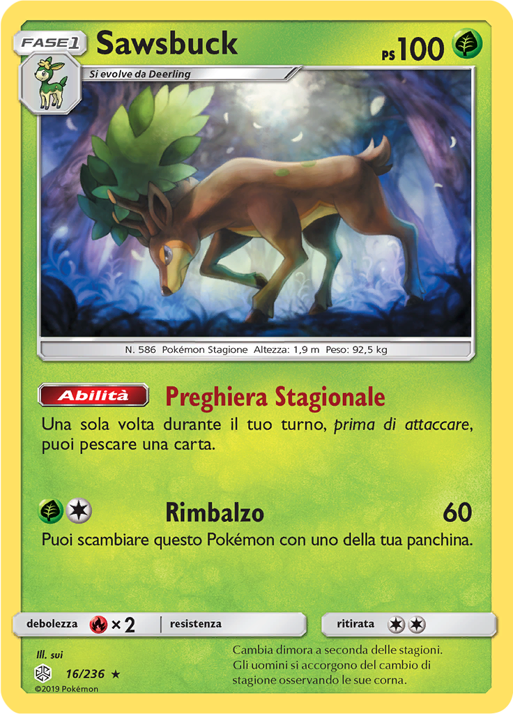 Sawsbuck (Reverse Holo)