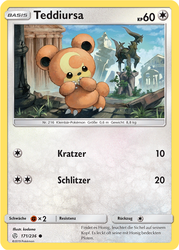 Teddiursa (Reverse Holo)