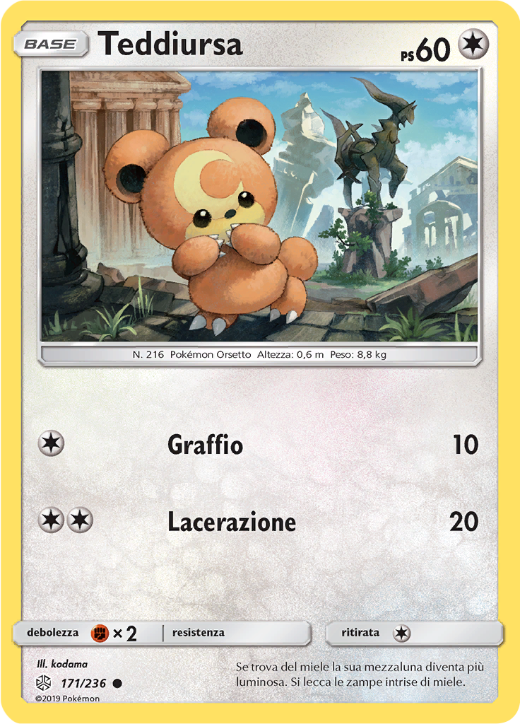 Teddiursa (Reverse Holo)