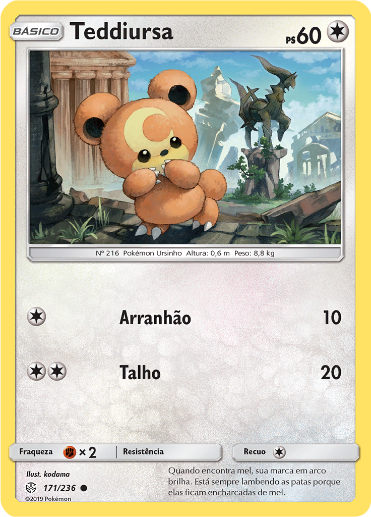 Teddiursa (Reverse Holo)