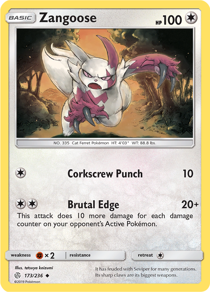 Zangoose (Reverse Holo)