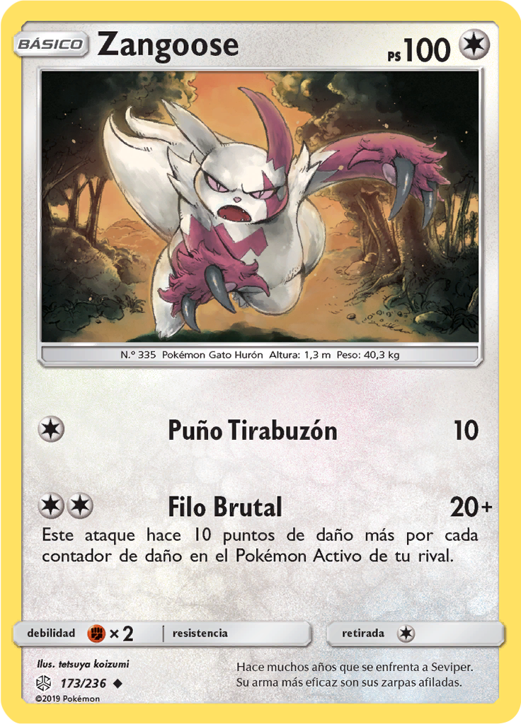 Zangoose (Reverse Holo)