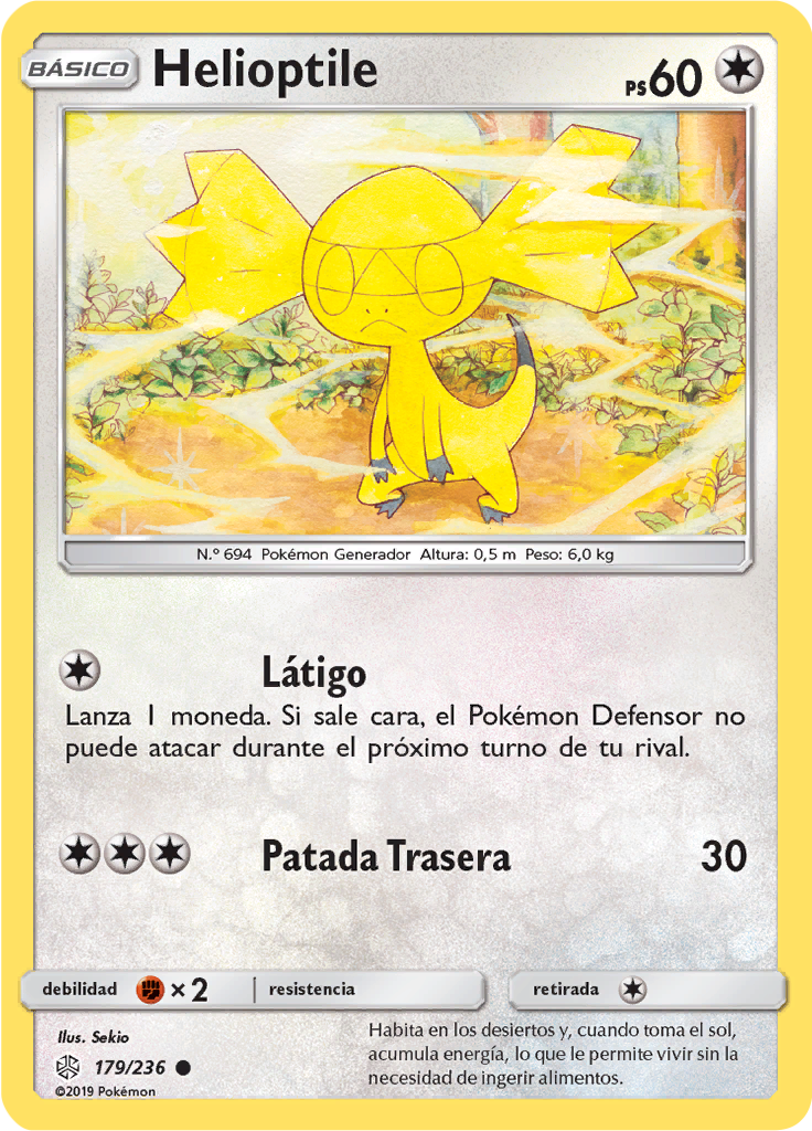 Helioptile (Reverse Holo)
