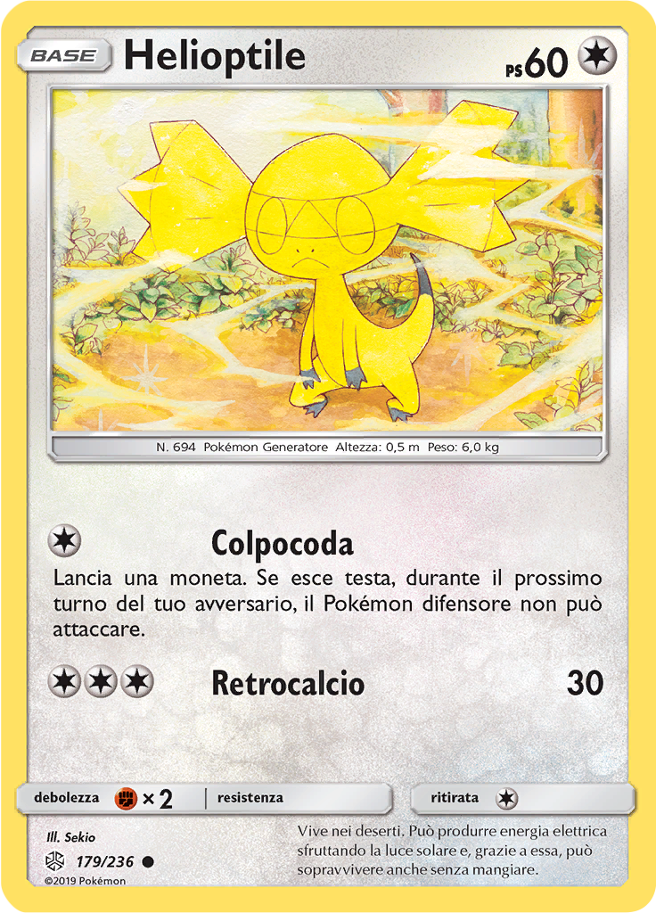 Helioptile (Reverse Holo)