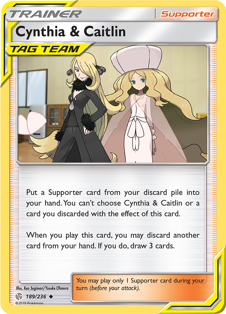 Cynthia & Caitlin (Reverse Holo)
