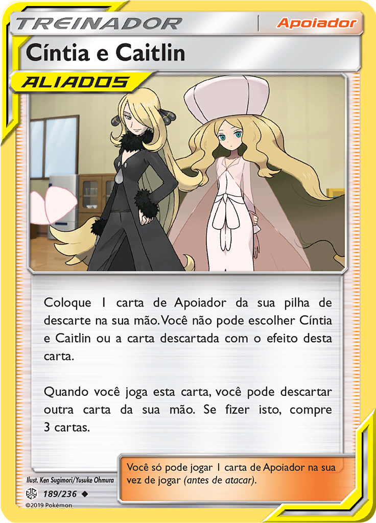 Cíntia e Caitlin (Reverse Holo)