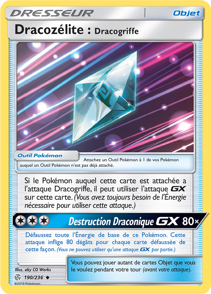Dracozélite : Dracogriffe (Reverse Holo)