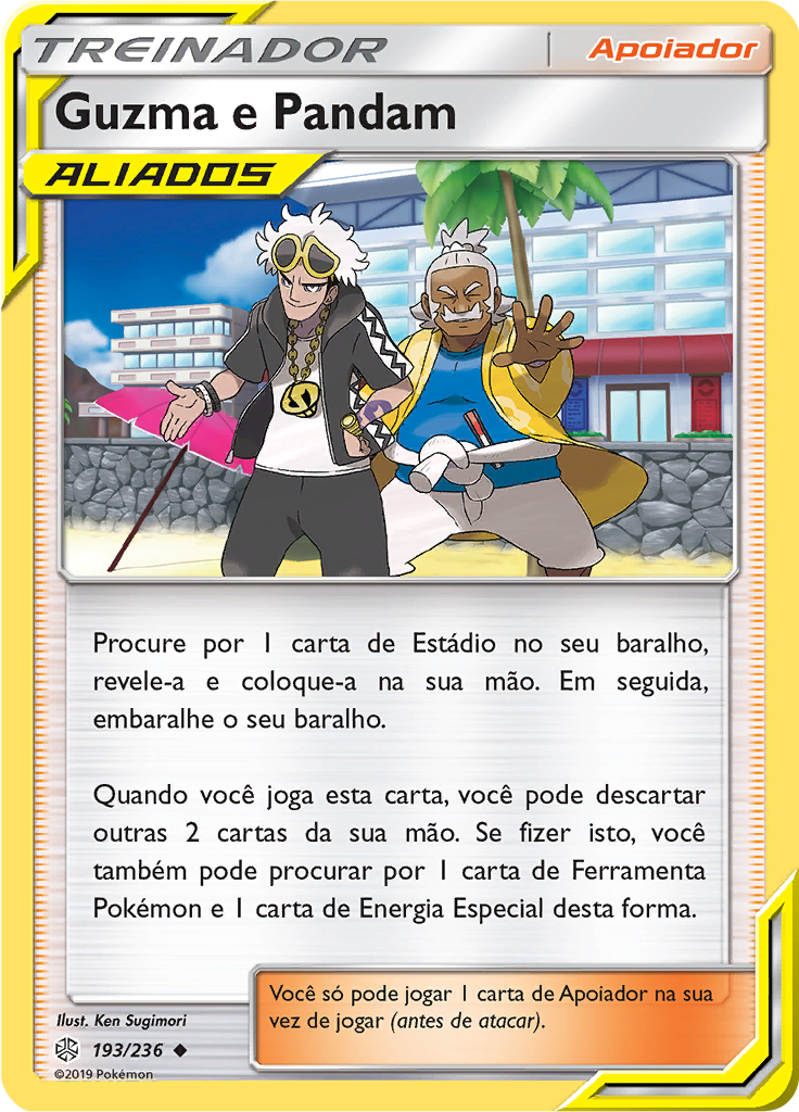 Guzma e Pandam (Reverse Holo)