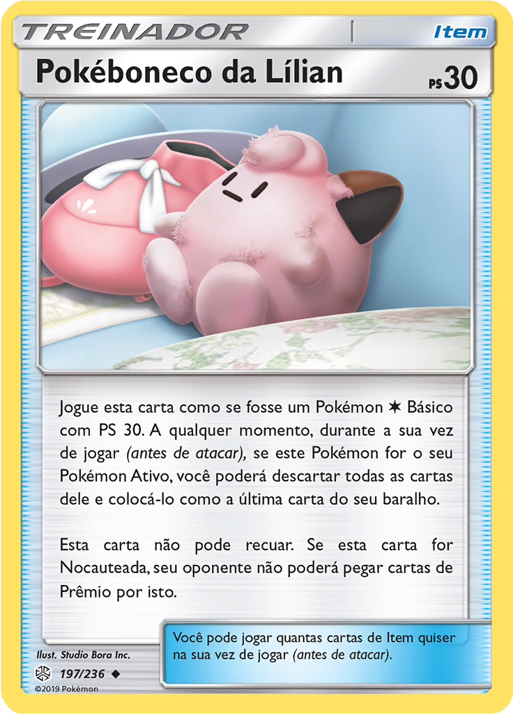 Pokéboneco da Lílian (Reverse Holo)