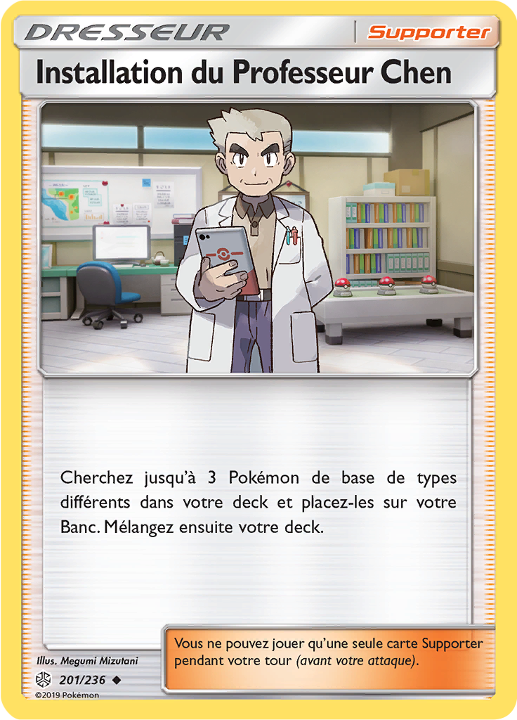 Installation du Professeur Chen (Reverse Holo)
