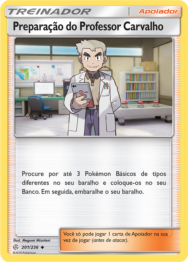 Preparação do Professor Carvalho (Reverse Holo)