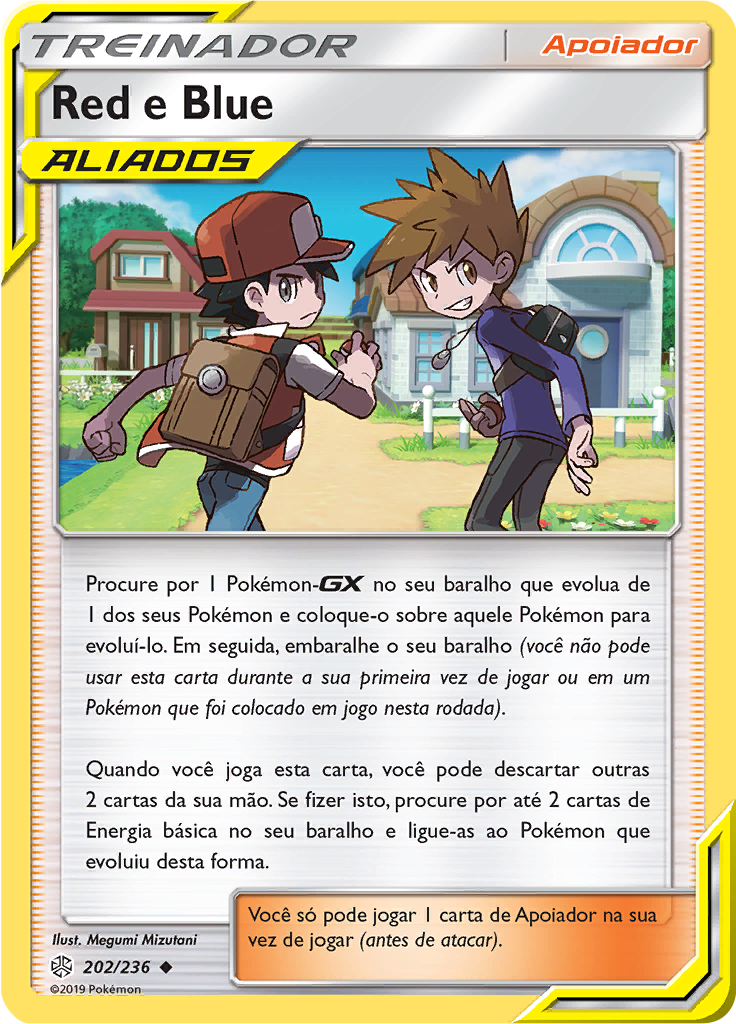 Red e Blue (Reverse Holo)