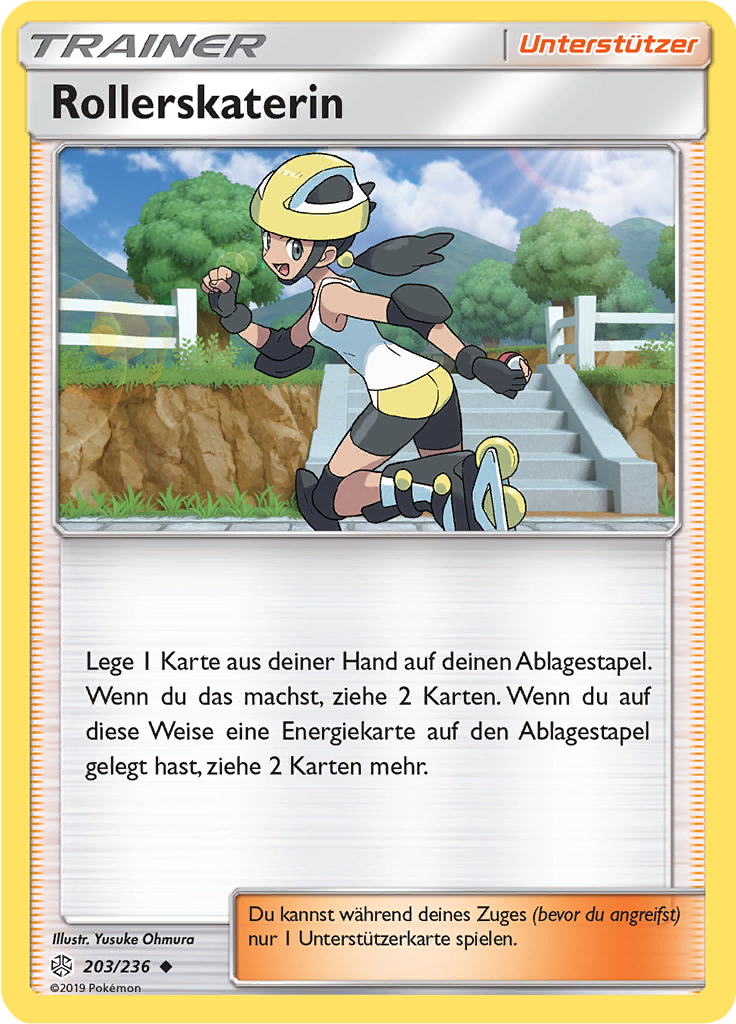 Rollerskaterin (Reverse Holo)