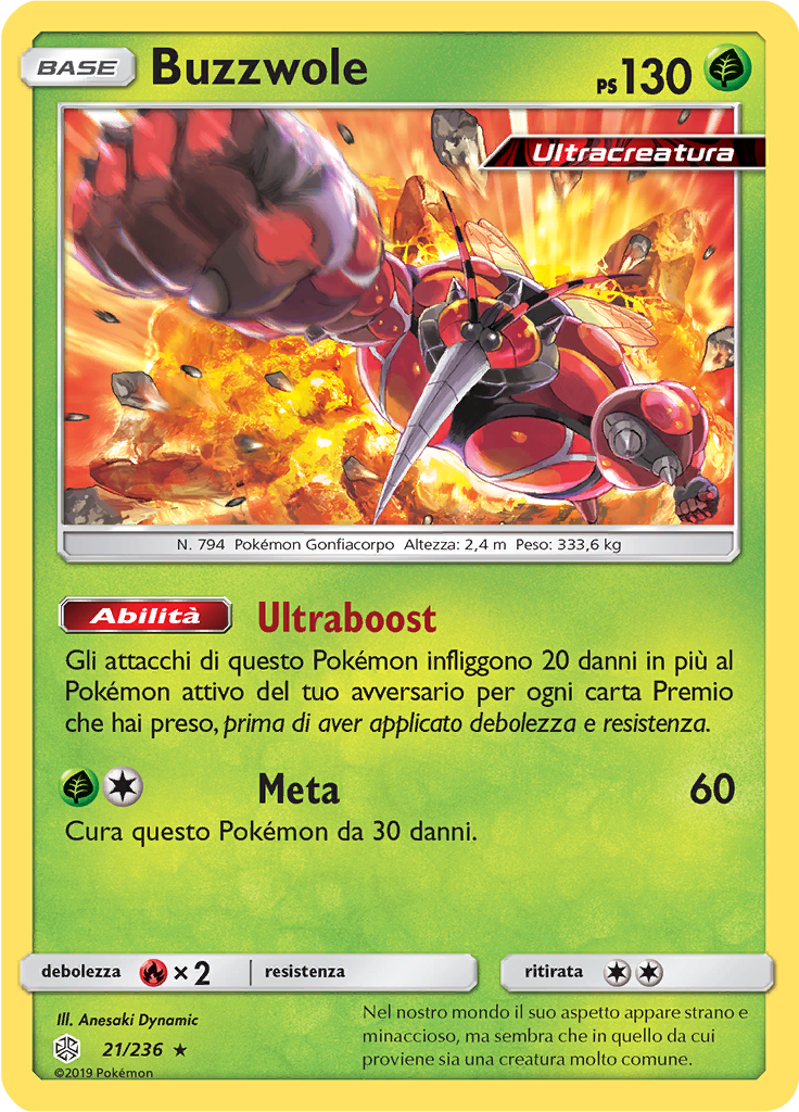 Buzzwole (Reverse Holo)