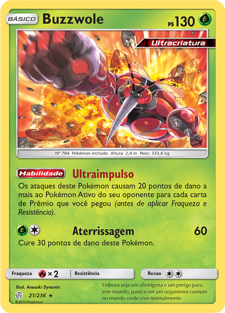 Buzzwole (Reverse Holo)