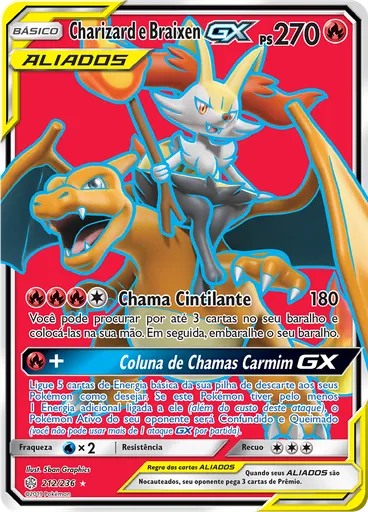 Charizard e Braixen GX