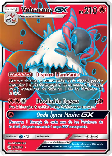 Volcarona GX — Eclipse Cósmico