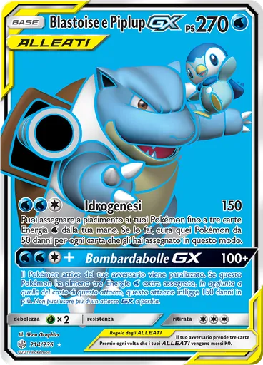 Blastoise e Piplup GX
