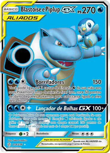Blastoise e Piplup GX