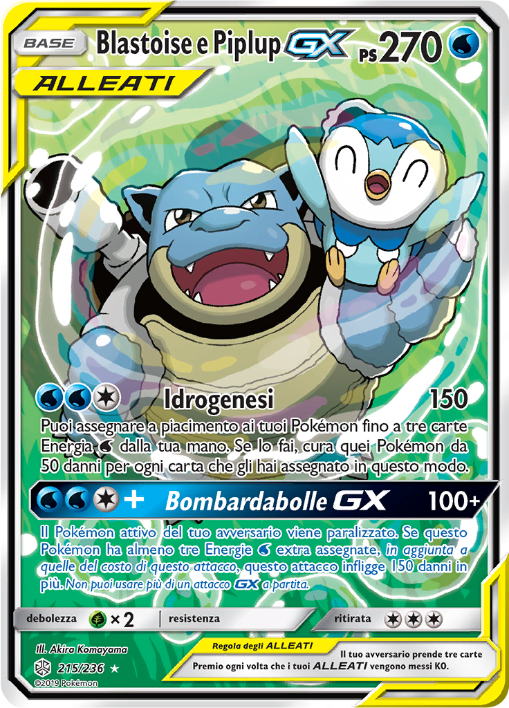 Blastoise e Piplup GX