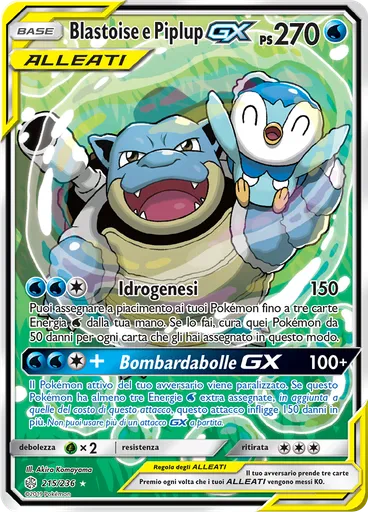 Blastoise e Piplup GX