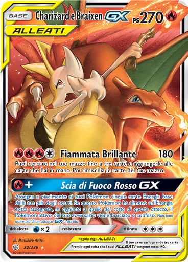 Charizard e Braixen GX
