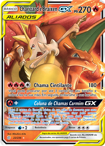 Charizard e Braixen GX