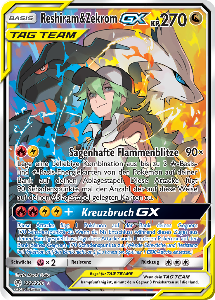 Reshiram & Zekrom GX