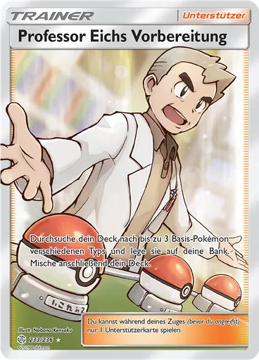 Professor Eichs Vorbereitung