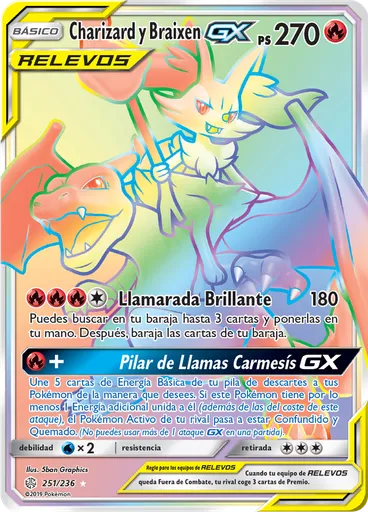 Charizard y Braixen GX