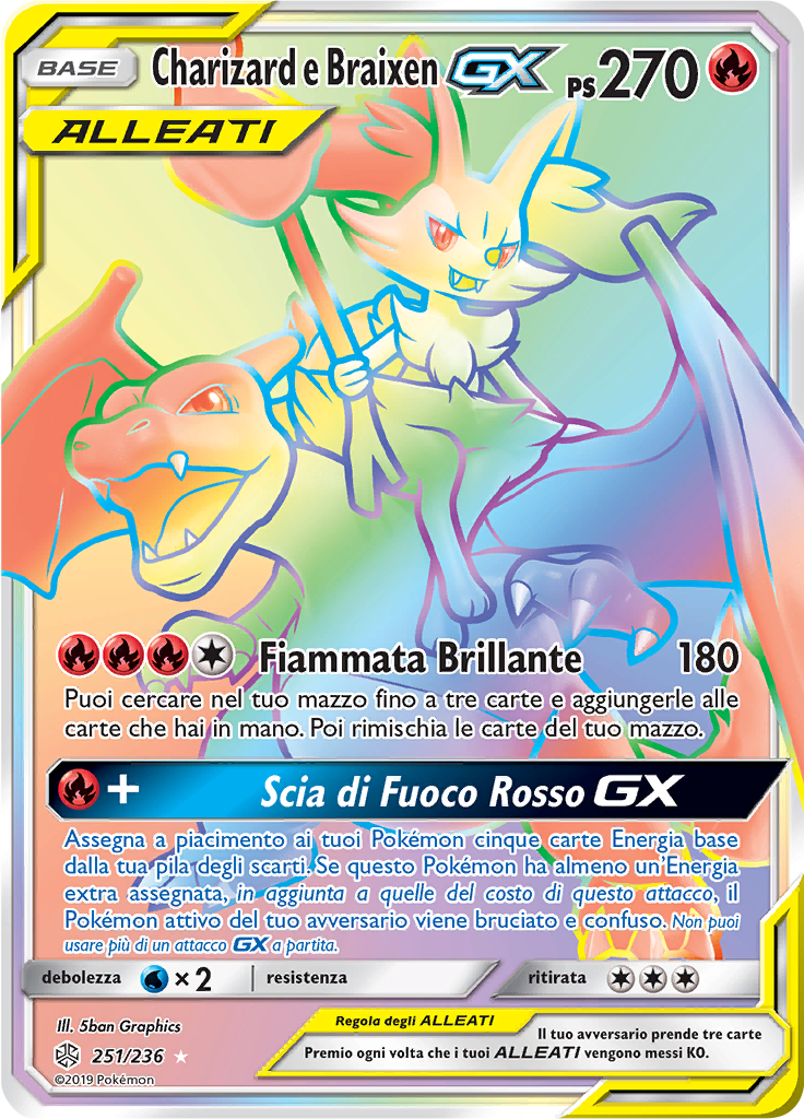 Charizard e Braixen GX