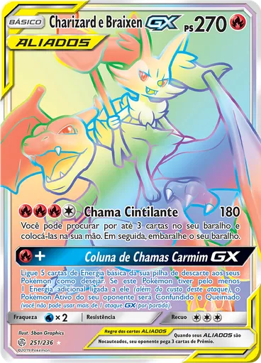 Charizard e Braixen GX
