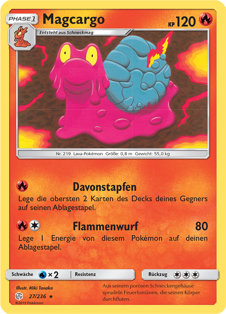 Magcargo (Reverse Holo)