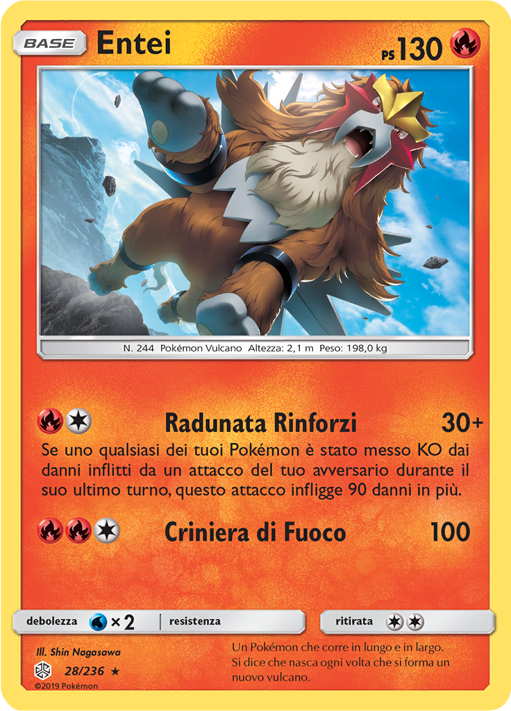 Entei (Reverse Holo)