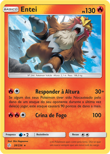 Entei (Reverse Holo)