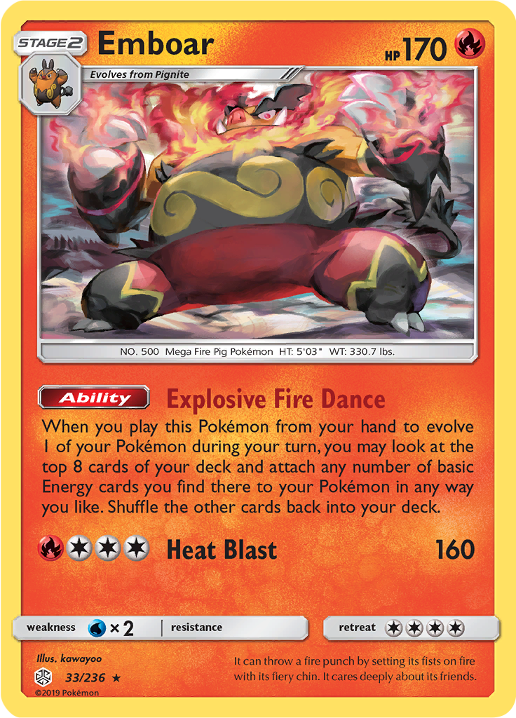 Emboar (Reverse Holo)